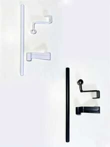 1pc Single Bar No-Drill Towel Rack, Cabinet Door Hanging Design, Bathroom Kitchen Space-Saving Hanging Towel Storage Rack, No-Installation Towel Rack, Bathroom Towel Storage, Space-Saving Storage, Home Hanging Hook Accessories - Multicolor - View 13