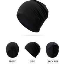 Unisex Summer Cooling Beanie, Quick-Dry Breathable Sleep Cap, Can Be Used As Eye Mask, High Elasticity Hat, Suitable For Running, Cycling, Sports And Daily Wear, One Size Fits All - Baotou Pile Hat - View 8