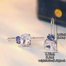 DIYCCPC Boucles d'oreilles pendantes style bohème vintage, accessoire polyvalent pour le trajet quotidien, cadeau romantique pour la femme et la petite amie - Bicolore - Voir 2