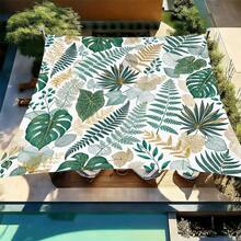 1pc Mandala Geometric Print Square Sun Shade Sail, Suitable For Yard, Pool, Villa Courtyard, Outdoor Leisure Area, Outdoor Sun Shade Sail, Beach Umbrella, Outdoor Sun Shade Cloth, Beach Canopy, Beach Tent, Patio Sun Shade, Outdoor Gazebo, Gazebo - Bohemia C - View 26