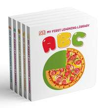 My First Learning Library Children's Reading Game Book, First Words Picture Board Book Set, Covering ABC, Animals, Flowers, Household Items And Transportation Learning - My First Learning Library - View 2
