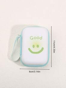 Bow Shaped Love Earphone Data Cable Charger Storage Bag Earphone Storage Box Anti Drop Zipper Bag Cartoon Creative - Multicolor - View 4