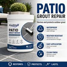 Lechada mate a base de agua, impermeable, resistente a la intemperie, de secado rápido, para reparar grietas de azulejos en patios y balcones - Sellador a base de agua - Ver 3
