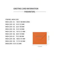 Assorted Die-Cut Foldable Greeting Cards, 9 Designs (Rocket, Cake, Popsicle, Burger, Train, Rainbow, Unicorn, Dachshund), Blank Inside, Suitable For Birthday And All Occasions, With Matching Envelopes - WISH-2301-08 - View 7