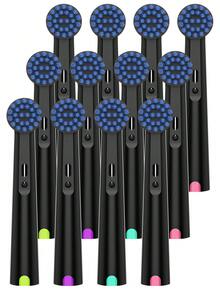 4/12入 適用於 OralB 電動牙刷替換刷頭 超軟刷毛 牙刷頭補充裝 兼容 Oralb Pro 系列電動牙刷 敏感護理適用 - 查看 16