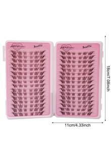 Large Capacity Manga Eyelash Book Dense False Eyelashes 8-12mm Single Cluster Fox-Style Lashes Natural Volume Eyelash Extension - 查看 4