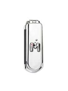 1pc Foldable Air Cushion Massage Comb, Electroplated Silver Color, Personalized Letter A-Z, Pink Bow, Star Pattern, Compact Portable Pocket Comb, Bag Comb, Women's Hair Styling Comb, Suitable As Gift - Silver - View 19