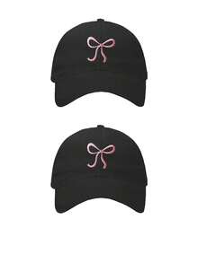 1/2 piezas Gorra de béisbol con coleta para mujer, gorra casual con moño desordenado, gorra ligera puntiaguda, gorra de sol de moda, adecuada para deportes al aire libre & uso casual diario - Gorro de pajarita - Ver 21