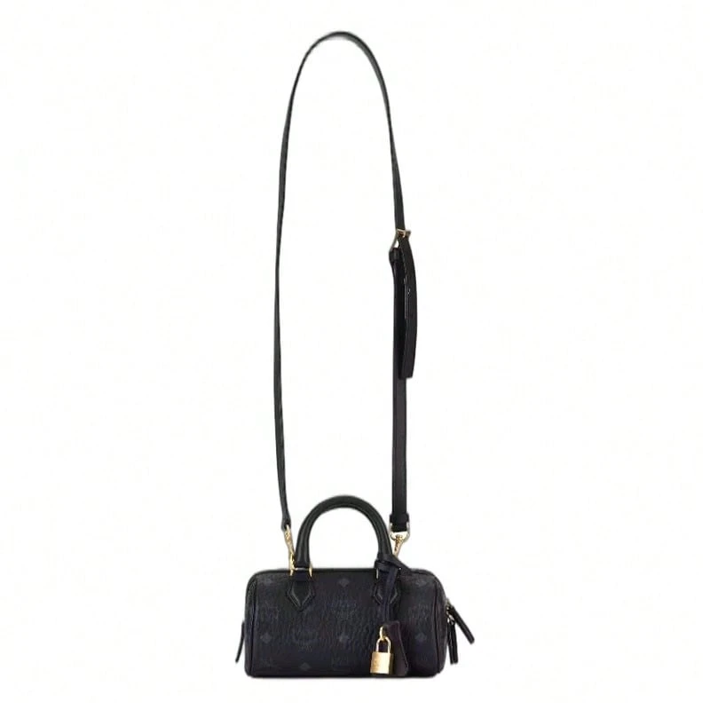 Mcm Ella Series Printed Women's Shoulder Crossbody Handbag MWBESEA04BK001 - 黑色MWBESEA04BK001 - 查看 1