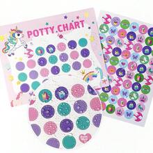 Children's Toilet Training Sticker Chart - Boys & Girls Universal Toilet Reward System, Behavior Habit Tracker, Bathroom Incentive Board With Fun Stickers - Multicolor - View 9