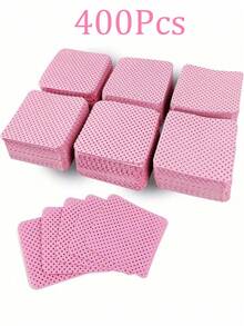 1000/400/200pcs Nail Cleaning Wipes - Professional Lint-Free Nail Polish Remover Pads, UV Gel Cleansing Tissues, Unscented Manicure Prep And Finishing Cleaning Tool (Pink) Nails Nails Supplies Nail Stuff - Multicolor - View 9