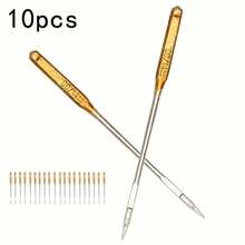 10pcs/Pack Universal Sewing Needles, Gold Coated, Suitable For Home And Sewing Machines, Fit For Various Sewing Tasks, Fabric Sewing, Precise Threading, Seamless Stitching, Strong Durability - Golden - View 7