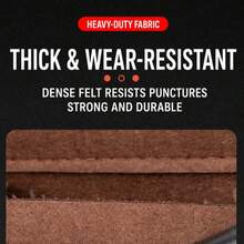 1pc Heavy Duty Nail Pouch Wear-Resistant Rivet Reinforced Multi-Purpose Waist Tool Bag - A - View 3