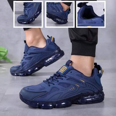 Men's Sports Shoes New KPU Upper Casual Sneakers Student Shoes All Season Cold Glue Lightweight Lace-Up Athletic Shoes