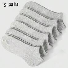 20/30 Pairs Unisex Boat Socks, Solid Color, Odor-Resistant, Summer Short Socks, Casual Low-Cut Socks, Gift Socks, Autumn/Winter/Spring/Summer Styles (/10/6/5 Pairs) - Multicolor - View 20