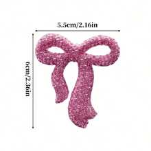 Pegatina de coche con lazo de strass brillante - Decoración interior divertida, accesorio universal para coche, regalo perfecto para mujeres - A - Ver 5