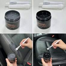 汽車座椅皮革修復膏，刮痕與磨損修復霜，適用於汽車沙發包，50g - B - 查看 2