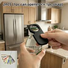 2pcs(1pc Can Opener + 1pc Lanyard) 3D Printed Can Opener, Portable Lightweight Can Opener, Compact Pocket Can Opener, Durable Can Opener For Canned Beverages, Outdoor Camping Travel Bar Kitchen Gadget Accessory - View 13
