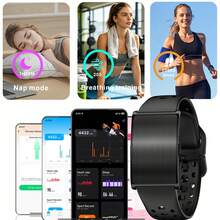 SENBONO Smart Band No Screen Sports Band Multiple Sports Modes Rechargeable Lithium Polymer Battery Heart Rate/Sleep Monitoring Incoming Call Reminder Alarm Smart Watch Sports Silicone/Nylon Strap Compatible With Phone APP - View 3