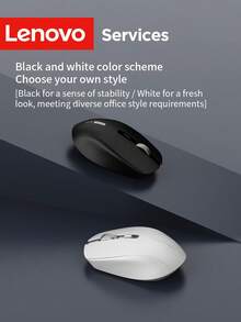Lenovo 2.4G Wireless Silent Mouse 1600DPI USB Office Mouse Ergonomis Ringan Portabel untuk Laptop, Kantor, dan Belajar - View 11