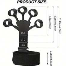 2/1pc Adjustable Resistance Finger Exerciser, Adjustable Grip Strength Trainer For Arm, Student Finger Rehabilitation Training, Arm Muscle And Wrist Workout, Suitable For Arm And Palm Muscle Training And Rehabilitation, Suitable For Athletes And Daily Use, Home Decor, Home Supplies, Household Essentials, Gift For Women, Gift For Men, Gift For Mother, Gift For Father, Gift For Grandfather, Gift For Grandmother - Multicolor - View 5