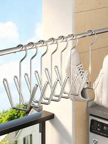 1pc/5pcs/10pcs Shoe Drying Rack, Portable Shoe Hanging Storage Rack, Space-Saving Shoe Display Rack For Home Closet, Perfect Gift For Storage Enthusiasts - Multicolor - View 2