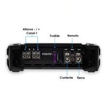 Amplificador de Audio para Auto Monoblock Nano1200 Steelpro | Subwoofer 2 Ohm Estable - Negro1 - Ver 3