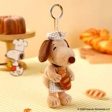 Snoopy 烘焙主題毛絨盲盒吊飾－可愛公仔，可作為柔軟玩偶與精緻包包配件，每盒皆有趣味驚喜 - 彩色 - 查看 9