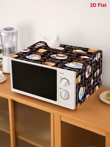 1 buah Penutup Debu Microwave Bertema Kopi, Penutup Microwave, Penutup Pelindung Debu yang Dapat Dicuci, Penutup Peralatan Dapur Dekoratif, Dekorasi Rumah, Dekorasi Dapur, Dekorasi Peralatan Rumah Tangga, Hadiah untuk Acara Pernikahan, Mudah Dibersihkan, Tahan Noda - kopi - View 6