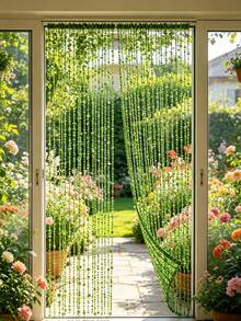 Self-Magnetic Self-Sealing Mosquito Net Door - Automatic Closing Magnetic Mesh Curtain, Suitable For All Seasons, Fits Front/Back Doors, Patio And Balcony, Easy Installation - Multicolor - View 1