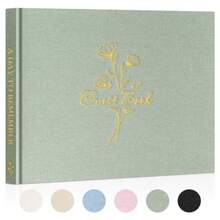 DWedding Guest Book With 108 Blank Pages - Elegant Linen Hardcover Guestbook Wedding Reception For Sign In And Photos -  Guest Book For Wedding Bridal Shower Baby Shower Sage Green - Sage Green - View 1