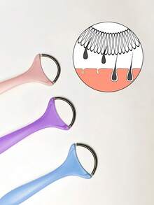 Stainless Steel Spring Women's Portable Threaded Facial Hair Remover, Suitable For Removing Excess Hair From Upper Lip, Chin, Cheeks And Eyebrows, Using Gentle And Effective Spring Technology, Women's Beauty Makeup Tool - Multicolor - View 5