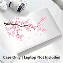 1件裝粉色梅花UV印花筆電保護殼，透明硬殼保護套，適用MacBook Air與Pro，耐用塑膠硬殼 - 查看 6