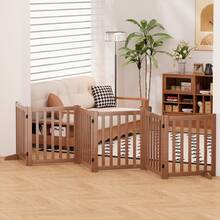 Pet Fences, Dog Enclosures, Indoor Fences, Stair Railings, Isolation Gates, Dog Cages, Partitions. - White - View 8