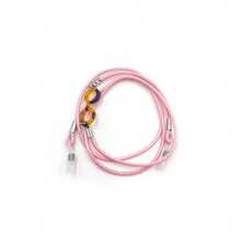 1pc Tortoiseshell Eyeglasses Cord, Fashionable Leather Eyewear Strap, Anti-Lost Hanging Lanyard - Multicolor - View 8
