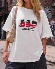 Women T-Shirts - 白色 - 查看 1