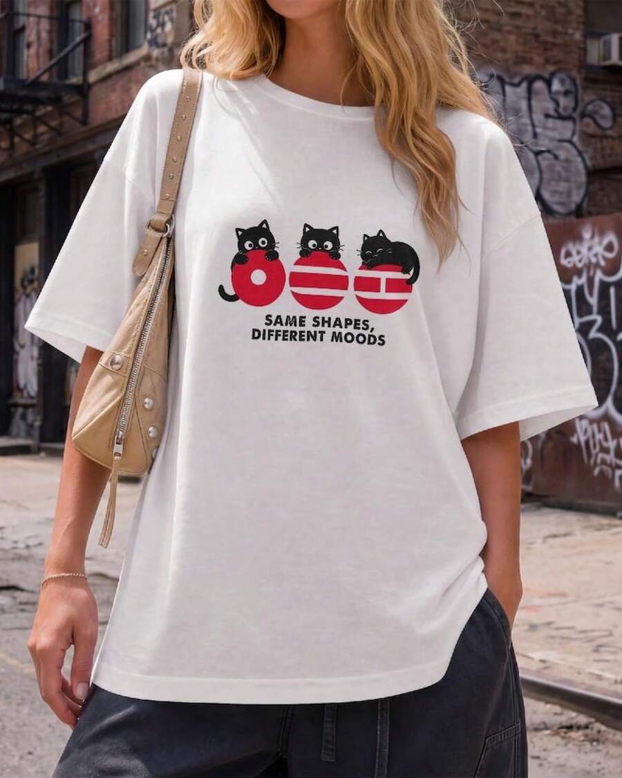 Women T-Shirts - 白色 - 查看 1