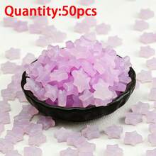 50pcs Macaron Color Jelly Star Acrylic Beads, Decorative Handmade Beads For DIY Jewelry Making, Suitable For Bracelets, Necklaces, Hair Accessories - DIY Stars - View 9