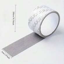 5/2/1 Rollo de cinta autoadhesiva para reparación de malla de ventana, parche de malla a prueba de insectos, fuerte adhesión, adecuado para rasgado de malla de puerta/cortina de dormitorio, reparación rápida - A - Ver 5