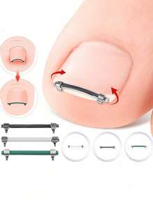 1pc Premium Stainless Steel Ingrown Toenail Tool, Suitable For Men And Women Daily Foot Care, Exquisite Gift, Portable Ingrown Toenail Tool For Men And Women - Multicolor - View 1