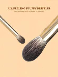 1/2 Kuas Detail Blending Bayangan untuk Kontur Hidung, Kuas Detail Highlight Wajah - Coffee Brown - View 6