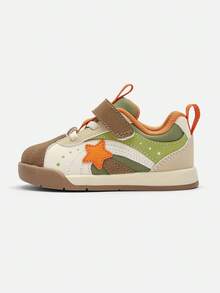 Balabala Toddler First Walker Shoes 2026 Spring/Autumn New Classic Anti-Slip Bread Shoes Children's Shoes - Coffee Flower Color - View 3