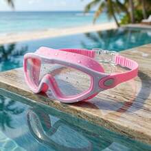 Kids Swimming Goggles Waterproof Leak-Proof UV400 Anti-Fog Wide View Comfortable Fit Children Swim Eyewear For Pool Beach, First Day Of School - Multicolor - View 3