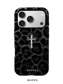GIIPPA 1件銀紋與金屬加號設計手機殼，相容於 Phone 17 Pro Max、16 Pro Max、15 Pro Max、14 Pro Max、11/12/13/14/15/16 Pro Max Plus，韓系高端時尚趣味優雅設計，男女皆宜，適合送給女友的聖誕節、情人節、復活節、婚禮季與生日完美禮物 - 彩色 - 查看 1