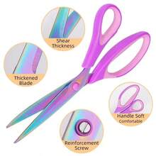 Stainless Steel Tailor Scissors, Suitable For Fabric, Needlework, Cloth, Handmade Sewing, Embroidery, Clothing Cutting Tools, Sewing Scissors - Multiple Styles - View 2