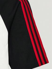 Adidas Originals Men's  GFX TEE Short Sleeve Knit Collarless T-Shirt TKU3100 - Redwood - View 4