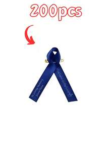Custom Text Symbol Dove Cross Angel Wings, Bereavement Service, Funeral Wake, Memorial Ceremony, Condolence Gift, Funeral Ribbon Memorial Ribbon Funeral Brooch Classic Memorial Service Respect Ribbon Bow With Safety Pin And Mourning Event - Multicolor - View 36