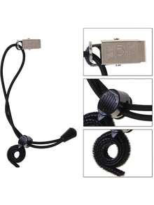 Anti-Drag Pant Leg Clip, Invisible Shortening Fixing Clip, Prevents Pant Legs From Dragging On The Floor, Seamless Hidden Fastener, Adjustable Pant Leg Strap, Prevents Pant Legs From Touching The Ground - Black - View 4