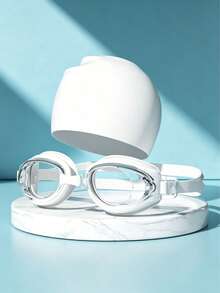 2pcs Large Frame Swimming Goggles, High Definition Anti-Fog Waterproof Clear Lens, Professional Swimming And Diving Goggles, Back To School - 彩色 - 查看 3
