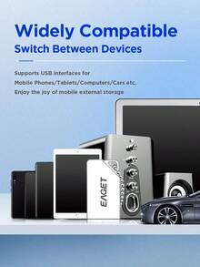 EAGET Flash Drive USB Ultra Mini 16GB 32GB 64GB Termasuk Gantungan Kunci dan Rantai Kunci untuk Musik Mobil, USB PenDrive Kecepatan Tinggi, Hadiah untuk PC/Laptop, Drive USB Portabel, |Flash Drive Modern| Tombol Logam Tahan Lama - View 6